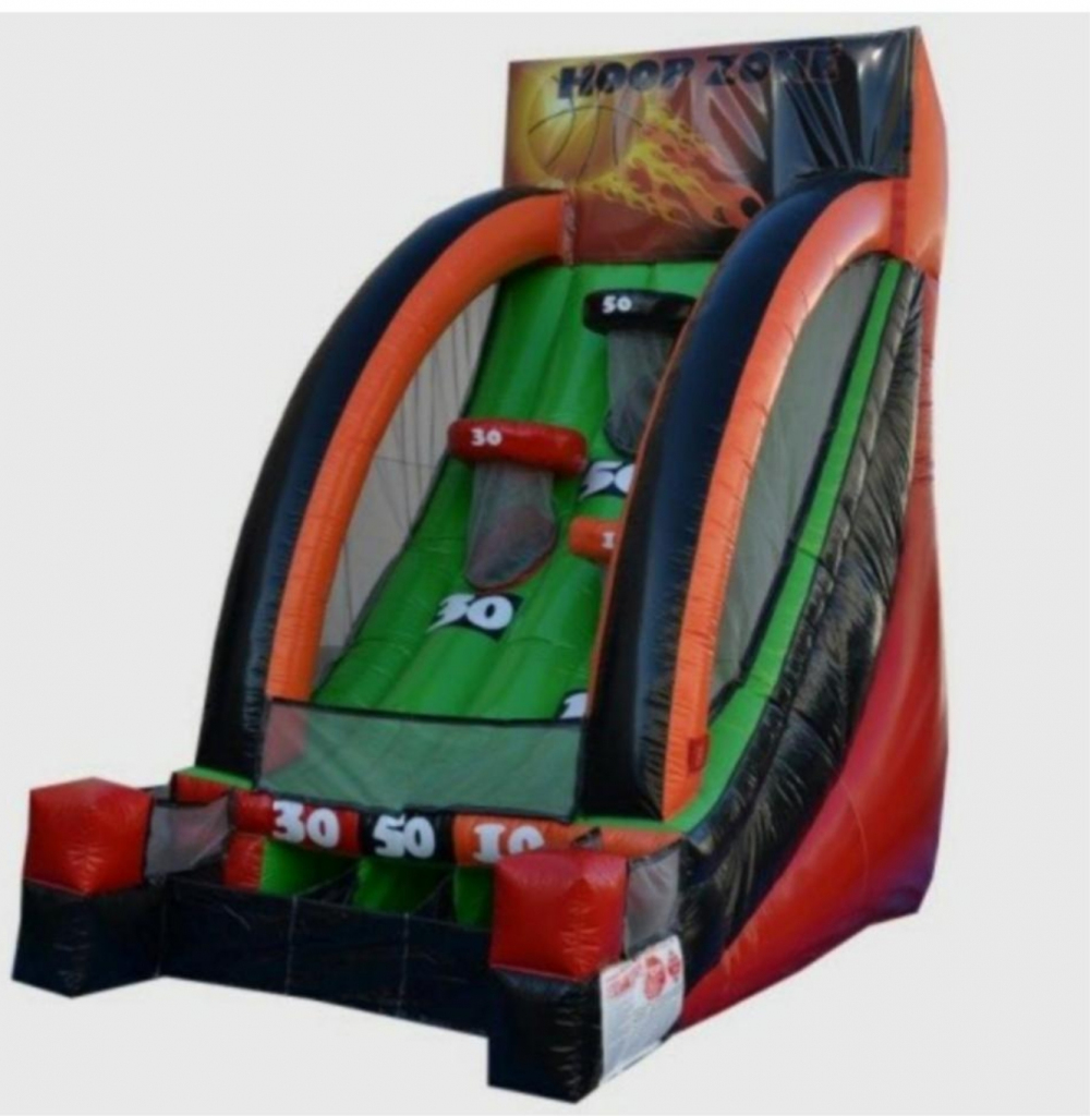 Basketball Hoop Zone ABC Crazy Castles