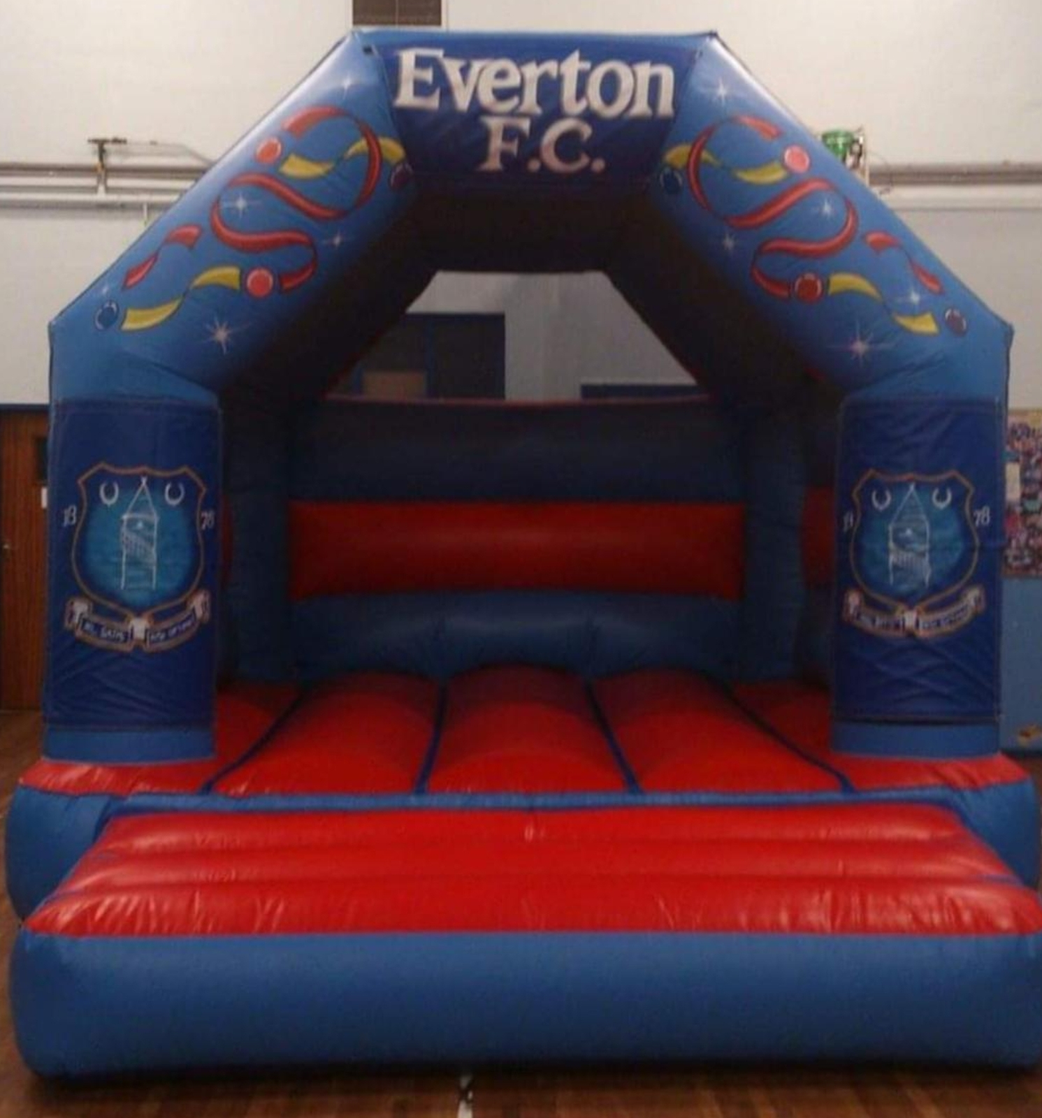 12 x 14 Everton Red & Blue Bouncy Castle
