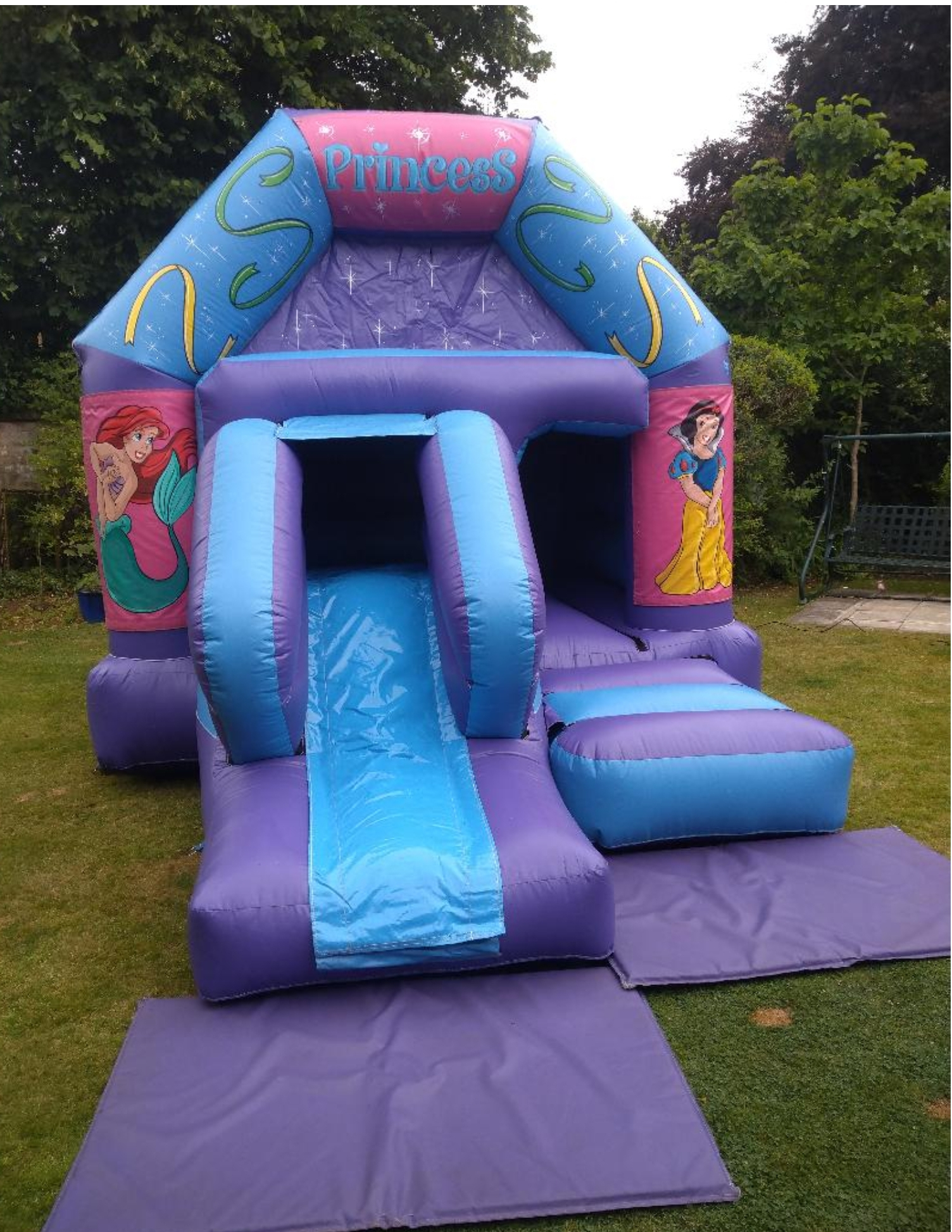 Princess Bouncy Castle With Front Slide